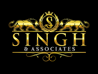 SINGH & ASSOCIATES  logo design by 3Dlogos