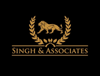 SINGH & ASSOCIATES  logo design by 35mm