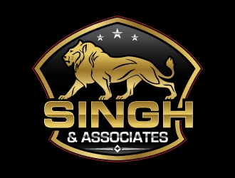 SINGH & ASSOCIATES  logo design by Suvendu