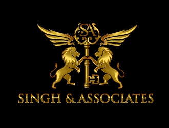 SINGH & ASSOCIATES  logo design by Xeon