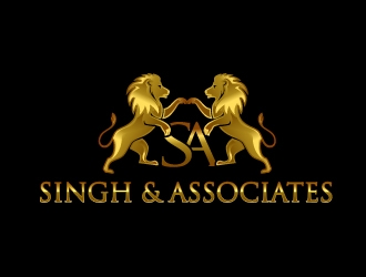 SINGH & ASSOCIATES  logo design by Xeon