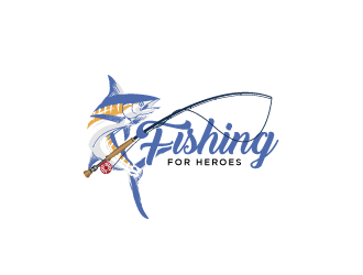 Fishing For Heroes  logo design by yurie
