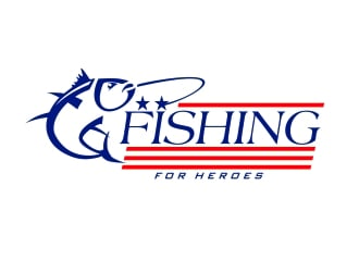 Fishing For Heroes  logo design by vicafo