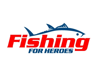 Fishing For Heroes  logo design by ElonStark