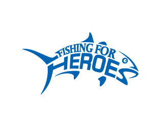 Fishing For Heroes  logo design by anchorbuzz