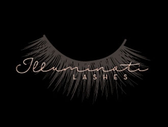 Illuminati Lashes logo design by shere