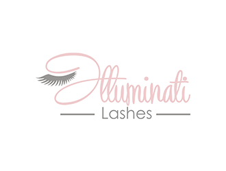 Illuminati Lashes logo design by checx