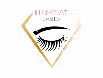 Illuminati Lashes logo design by czars