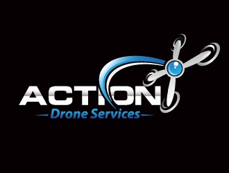 Action Drone Services  logo design by dorijo