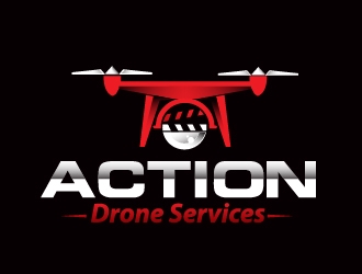 Action Drone Services  logo design by dorijo