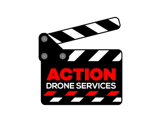 Action Drone Services  logo design by karjen