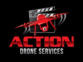 Action Drone Services  logo design by shere