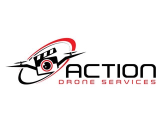 Action Drone Services  logo design by shere