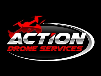 Action Drone Services  logo design by ElonStark