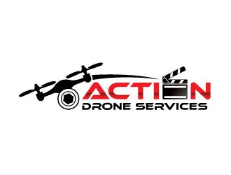 Action Drone Services  logo design by shere