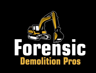 Forensic Demolition Pros logo design by ElonStark