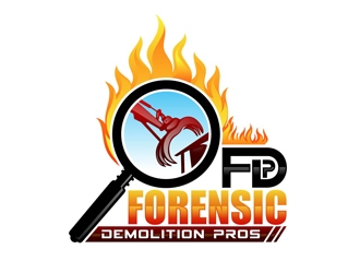 Forensic Demolition Pros logo design by DreamLogoDesign