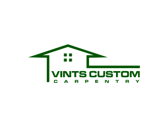 Vints Custom Carpentry logo design by oke2angconcept