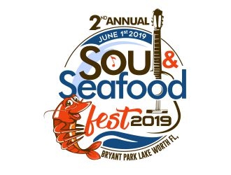 Soul & Seafood Fest 2019 logo design by veron