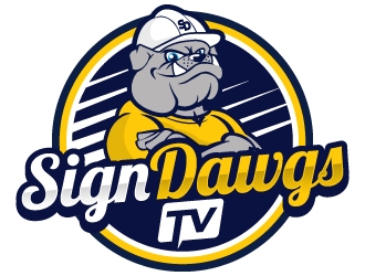 SignDawgsTV logo design by jaize
