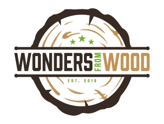 Wonders from Wood logo design by akilis13