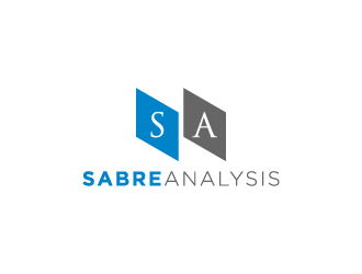 Sabre Analysis logo design by pencilhand