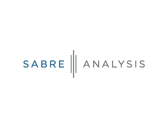 Sabre Analysis logo design by pencilhand