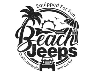 Beach Jeeps logo design by DreamLogoDesign