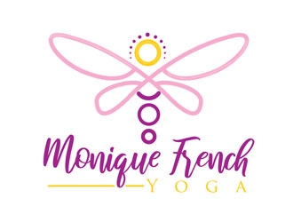 Monique French Yoga logo design by LogoInvent