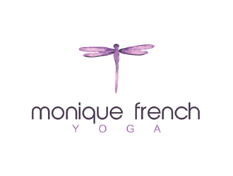 Monique French Yoga logo design by logolady