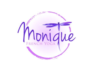 Monique French Yoga logo design by REDCROW