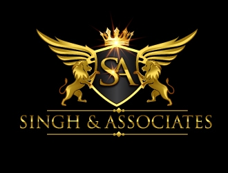 SINGH & ASSOCIATES  logo design by Xeon