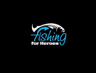 Fishing For Heroes  logo design by Ultimatum