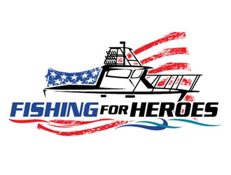 Fishing For Heroes  logo design by shere