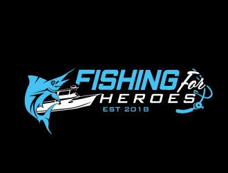Fishing For Heroes  logo design by REDCROW
