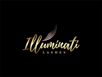Illuminati Lashes logo design by wonderland