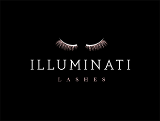 Illuminati Lashes logo design by wonderland