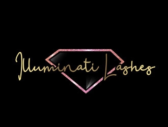 Illuminati Lashes logo design by LogoInvent
