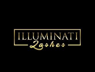 Illuminati Lashes logo design by samuraiXcreations