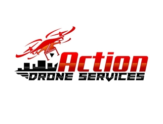 Action Drone Services  logo design by DreamLogoDesign