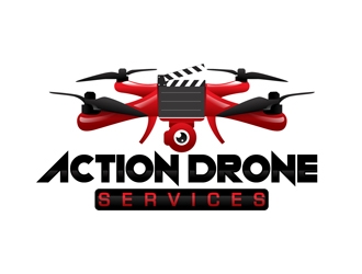 Action Drone Services  logo design by DreamLogoDesign