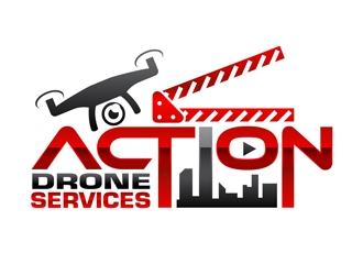 Action Drone Services  logo design by DreamLogoDesign