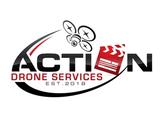 Action Drone Services  logo design by DreamLogoDesign