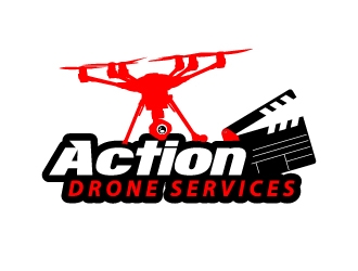 Action Drone Services  logo design by karjen
