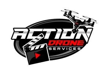 Action Drone Services  logo design by veron