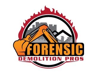 Forensic Demolition Pros logo design by Suvendu
