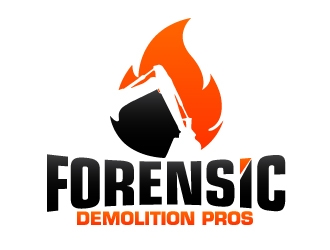 Forensic Demolition Pros logo design by ElonStark