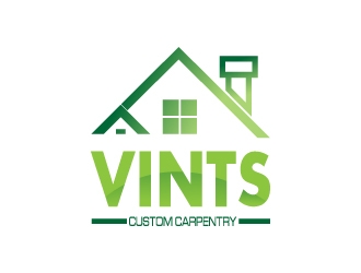Vints Custom Carpentry logo design by dusan1234
