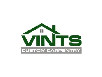 Vints Custom Carpentry logo design by agil