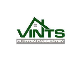 Vints Custom Carpentry logo design by agil